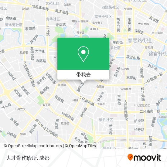 大才骨伤诊所地图