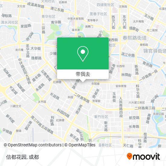 信都花园地图