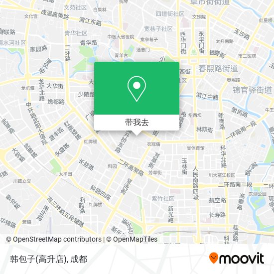 韩包子(高升店)地图