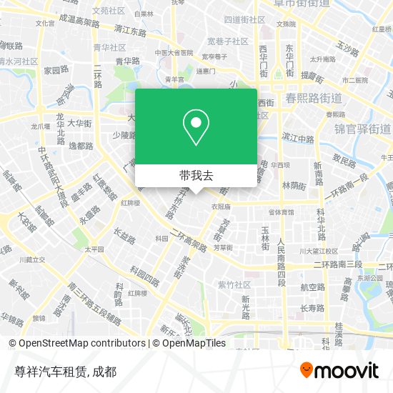 尊祥汽车租赁地图