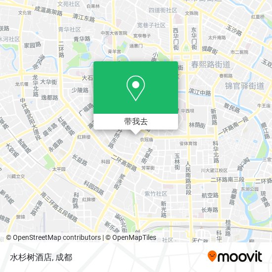 水杉树酒店地图