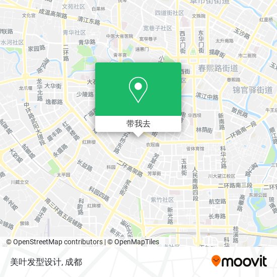 美叶发型设计地图