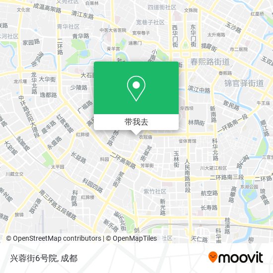 兴蓉街6号院地图