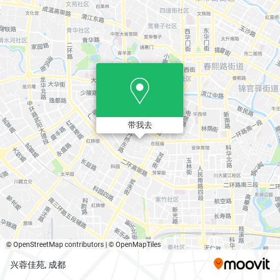 兴蓉佳苑地图