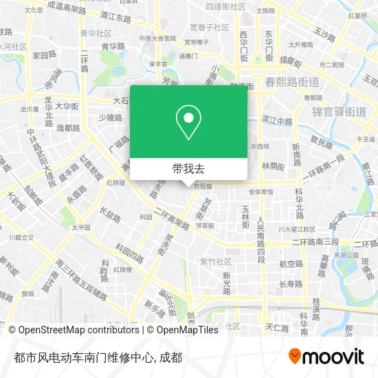 都市风电动车南门维修中心地图