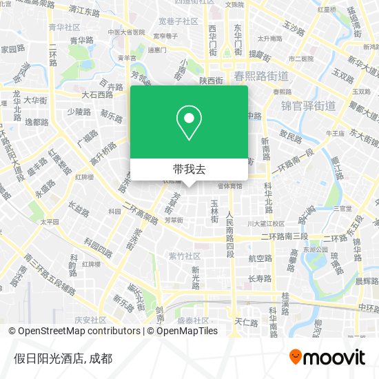 假日阳光酒店地图