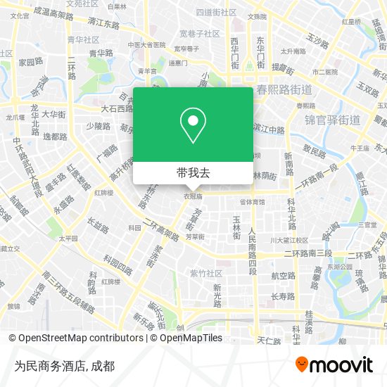为民商务酒店地图