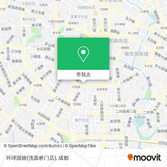 环球国旅(洗面桥门店)地图
