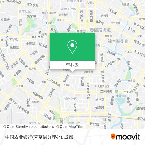 中国农业银行(芳草街分理处)地图