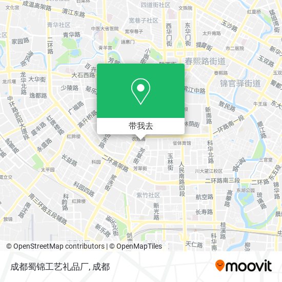 成都蜀锦工艺礼品厂地图