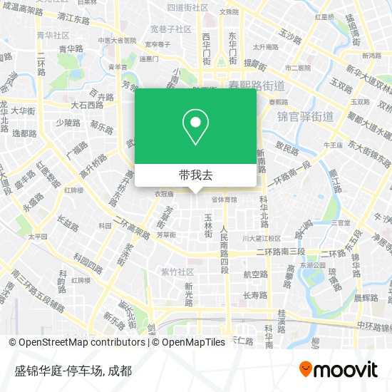 盛锦华庭-停车场地图