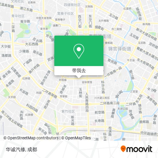 华诚汽修地图