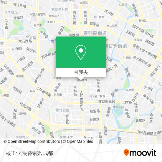 核工业局招待所地图