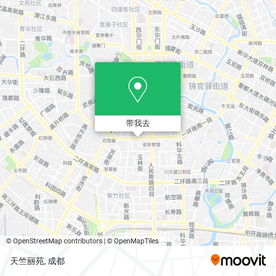 天竺丽苑地图