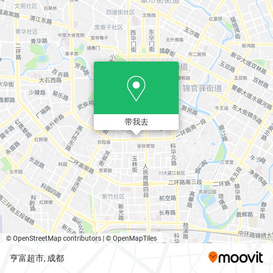 亨富超市地图