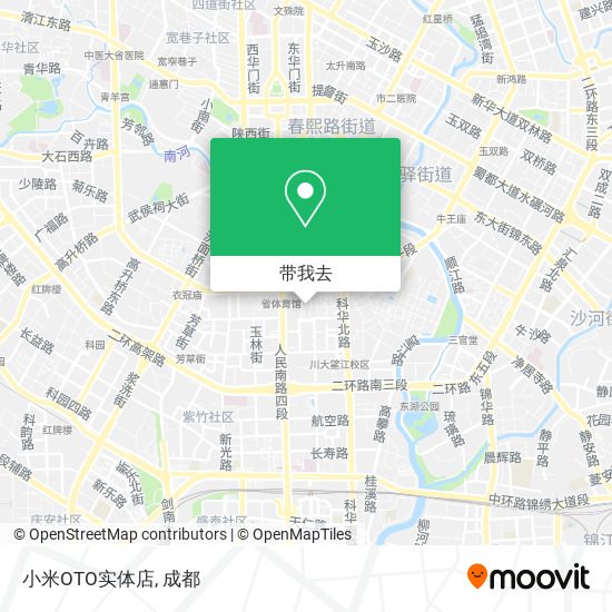 小米OTO实体店地图