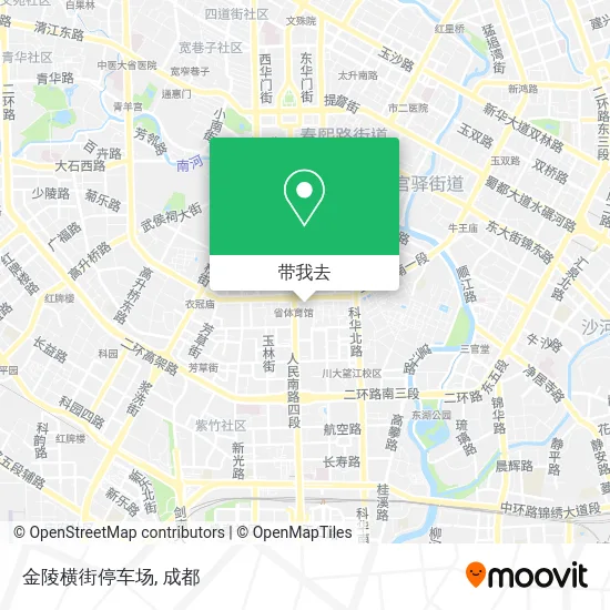 金陵横街停车场地图