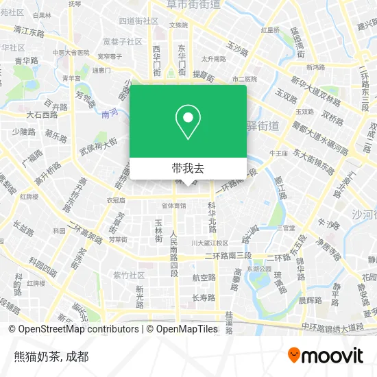 熊猫奶茶地图