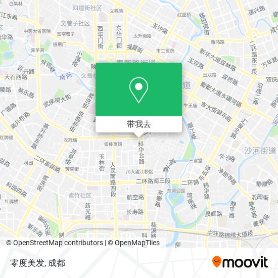 零度美发地图