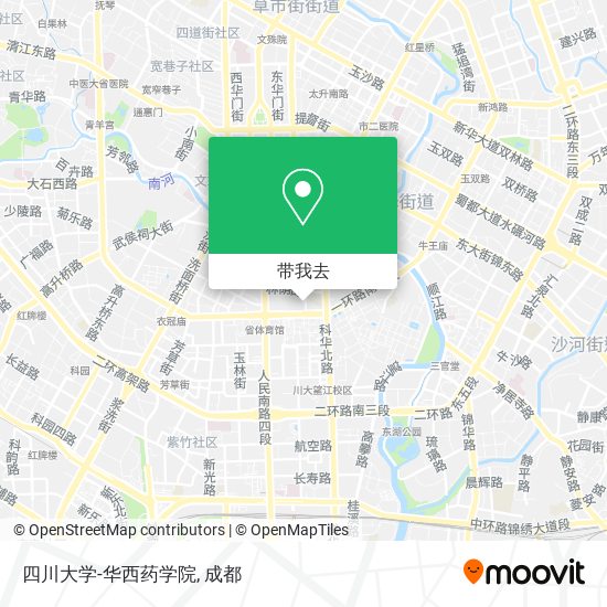 四川大学-华西药学院地图