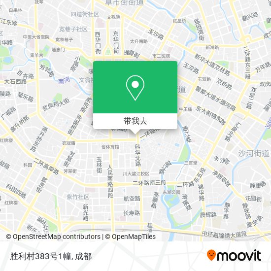 胜利村383号1幢地图