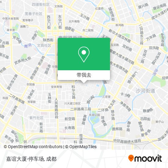 嘉谊大厦-停车场地图