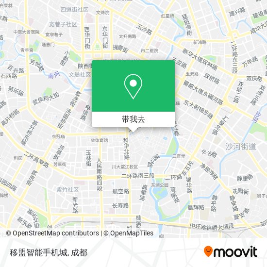 移盟智能手机城地图