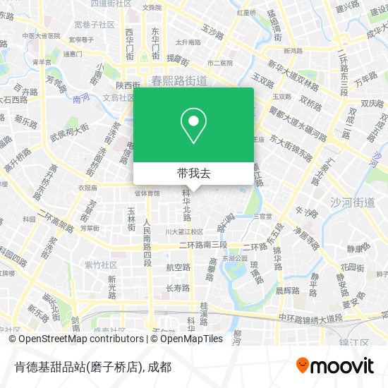 肯德基甜品站(磨子桥店)地图