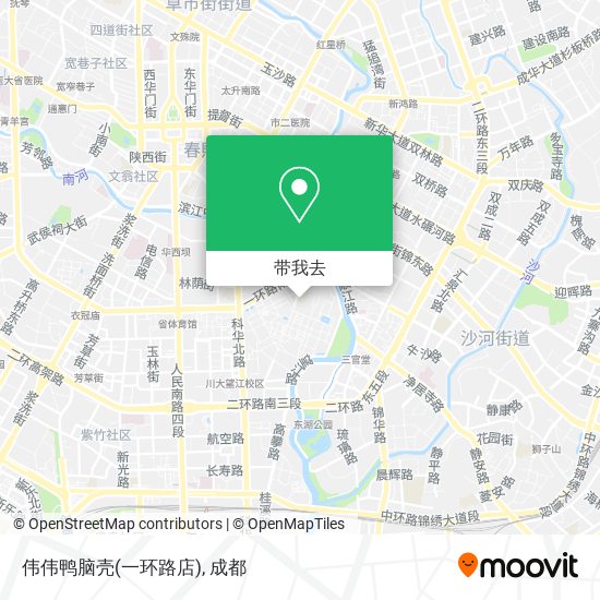 伟伟鸭脑壳(一环路店)地图