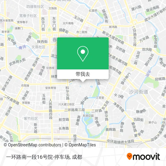 一环路南一段16号院-停车场地图