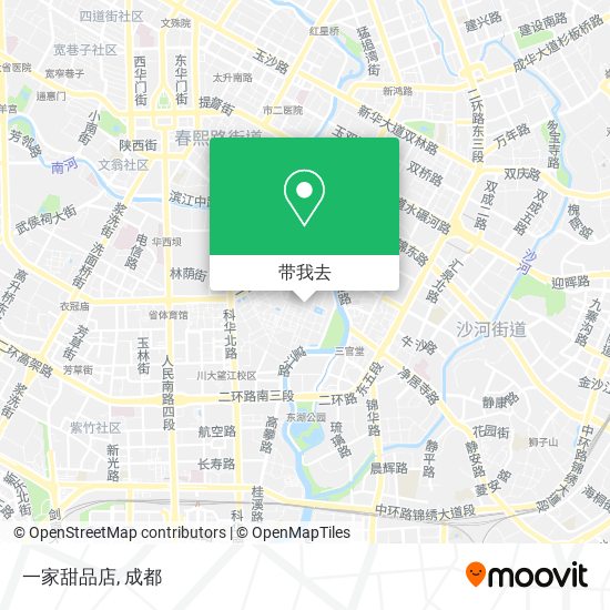 一家甜品店地图