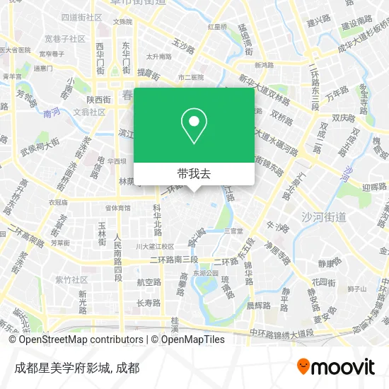 成都星美学府影城地图