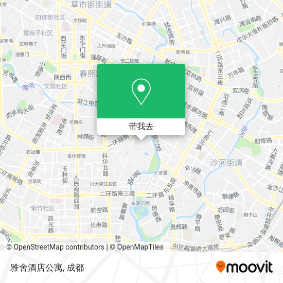 雅舍酒店公寓地图