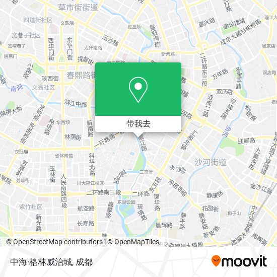 中海·格林威治城地图