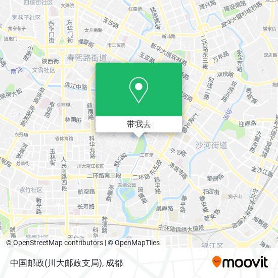 中国邮政(川大邮政支局)地图