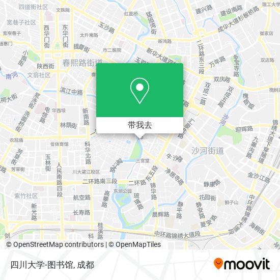 四川大学-图书馆地图