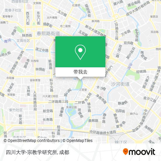 四川大学-宗教学研究所地图