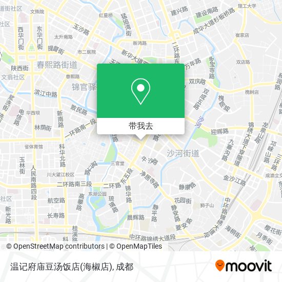 温记府庙豆汤饭店(海椒店)地图