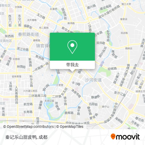 秦记乐山甜皮鸭地图