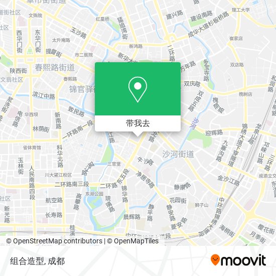 组合造型地图