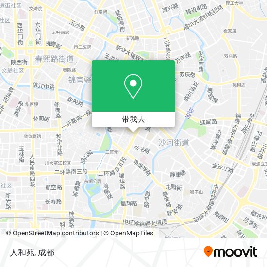 人和苑地图