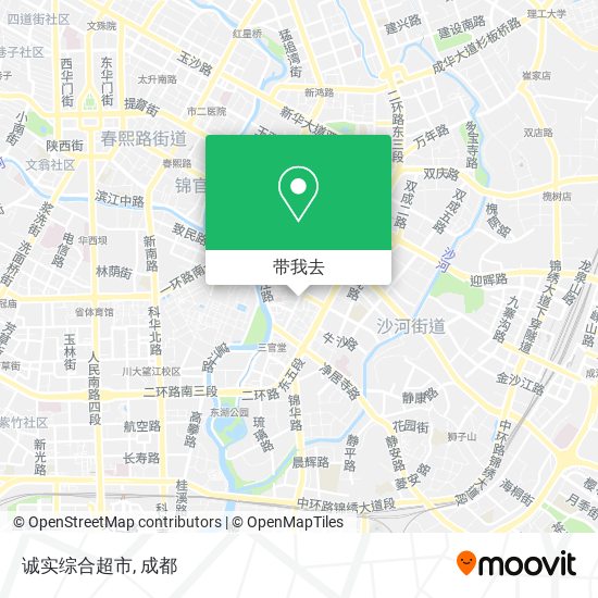 诚实综合超市地图