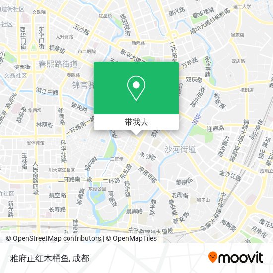 雅府正红木桶鱼地图