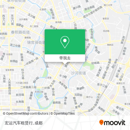宏运汽车租赁行地图