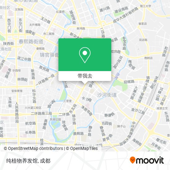 纯植物养发馆地图