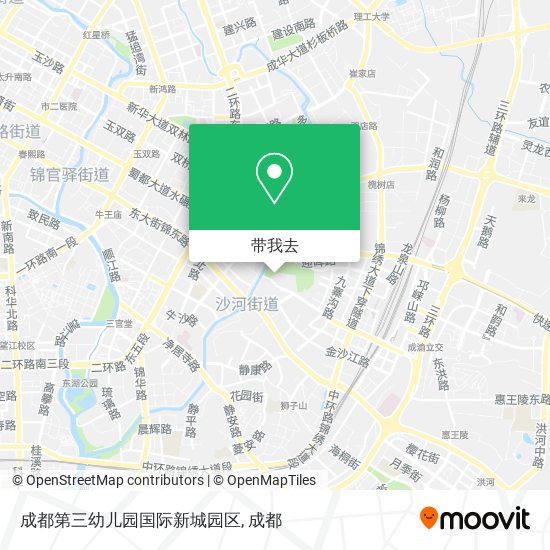 成都第三幼儿园国际新城园区地图