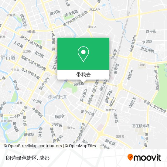 朗诗绿色街区地图