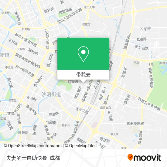 夫妻的士自助快餐地图