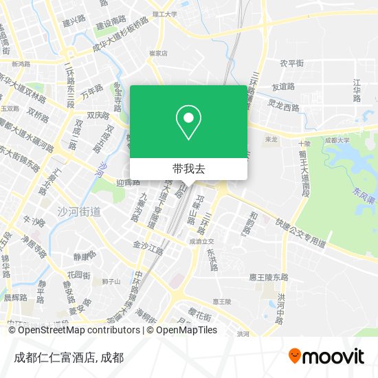 成都仁仁富酒店地图