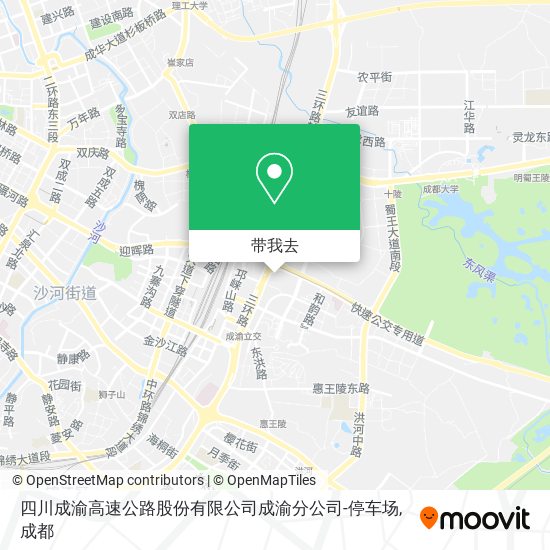 四川成渝高速公路股份有限公司成渝分公司-停车场地图